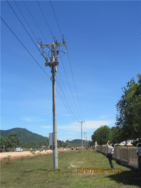 最新の会社の事例について 2010年のバタンバンのProviceの田園力の網の改善のプロジェクトにCOMBODIA